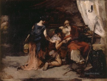  Sorolla Painting - La bendicion de Isaac painter Joaquin Sorolla